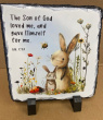 Scripture Slate - For the Son of God (Rabbit)
